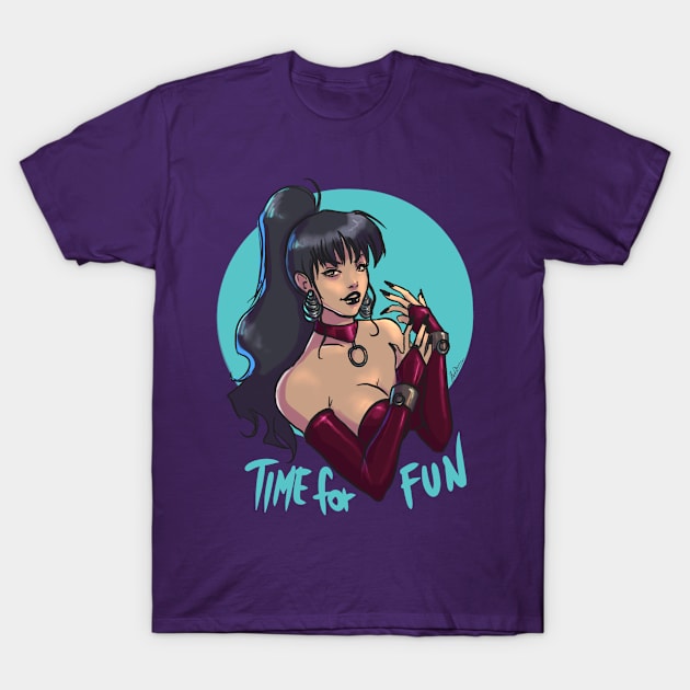 Time for fun - white woman version T-Shirt by Hoshimem